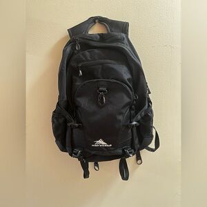 black color north face backpack